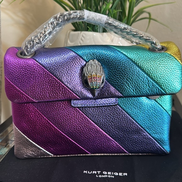 Kurt Geiger London Mini Leather Convertible Crossbody Bag - Picture 16 of 17
